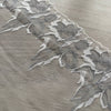 Pizzo Ricamato Grigio Antracite e Argento