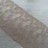 Pizzo Elastico Marrone e Argento