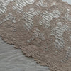 Pizzo Elastico Marrone e Argento
