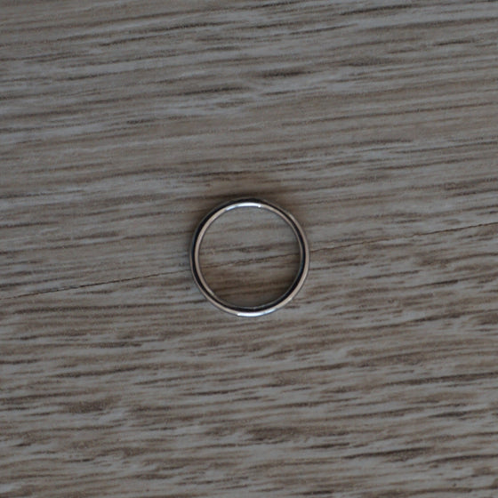 anello argento, anello merceria, anello bretelle, anello slip, sartoria, minuterie