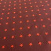 jersey rosso, jersey a stelle, jersey rosso a stelle, tessuto con stelle, tessuto elasticizzato