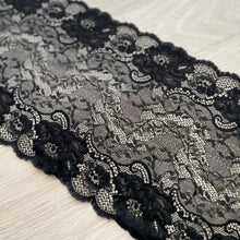  pizzo nero, pizzo ricamato, pizzo floreale, pizzo per intimo, sartoria, handmade, su misura, tessuti