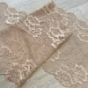 pizzo beige, pizzo floreale, pizzo ricamato, pizzo smerlato, sartoria, handmade, merceria, su misura