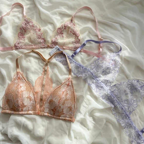 La box con tutti i materiali per il corso "Bralette Master"