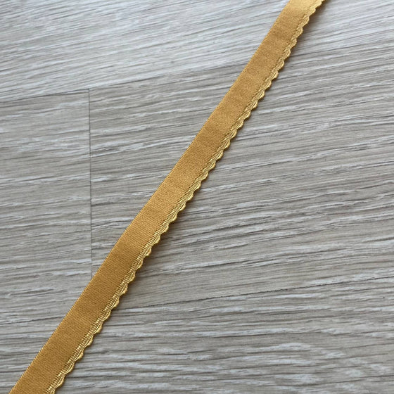 Elastico smerlato giallo scuro 15mm