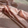 Tessuto Microfibra Bielastica "Second Skin" – Stampa Floreale Rosa e Oro – Made in France