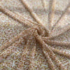 Tessuto Tulle Powernet Bielastico – Stampa Leopardata Safari – Alta Tenuta Made in France