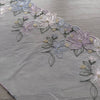 Pizzo Ricamato su Tulle con Fiori Multicolore