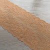 Pizzo Elastico Smerlato Floreale Color Caramello