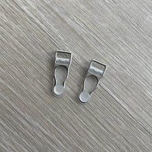  Clip/gancio argento per reggicalze 10mm