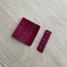  Chiusura borgogna/bordeaux 3 ganci per reggiseno chiusura per lingerie